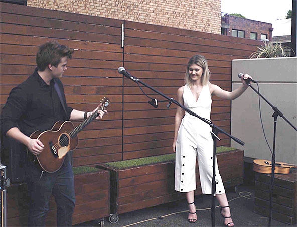 Sydney Acoustic Duo Kiara and Josh